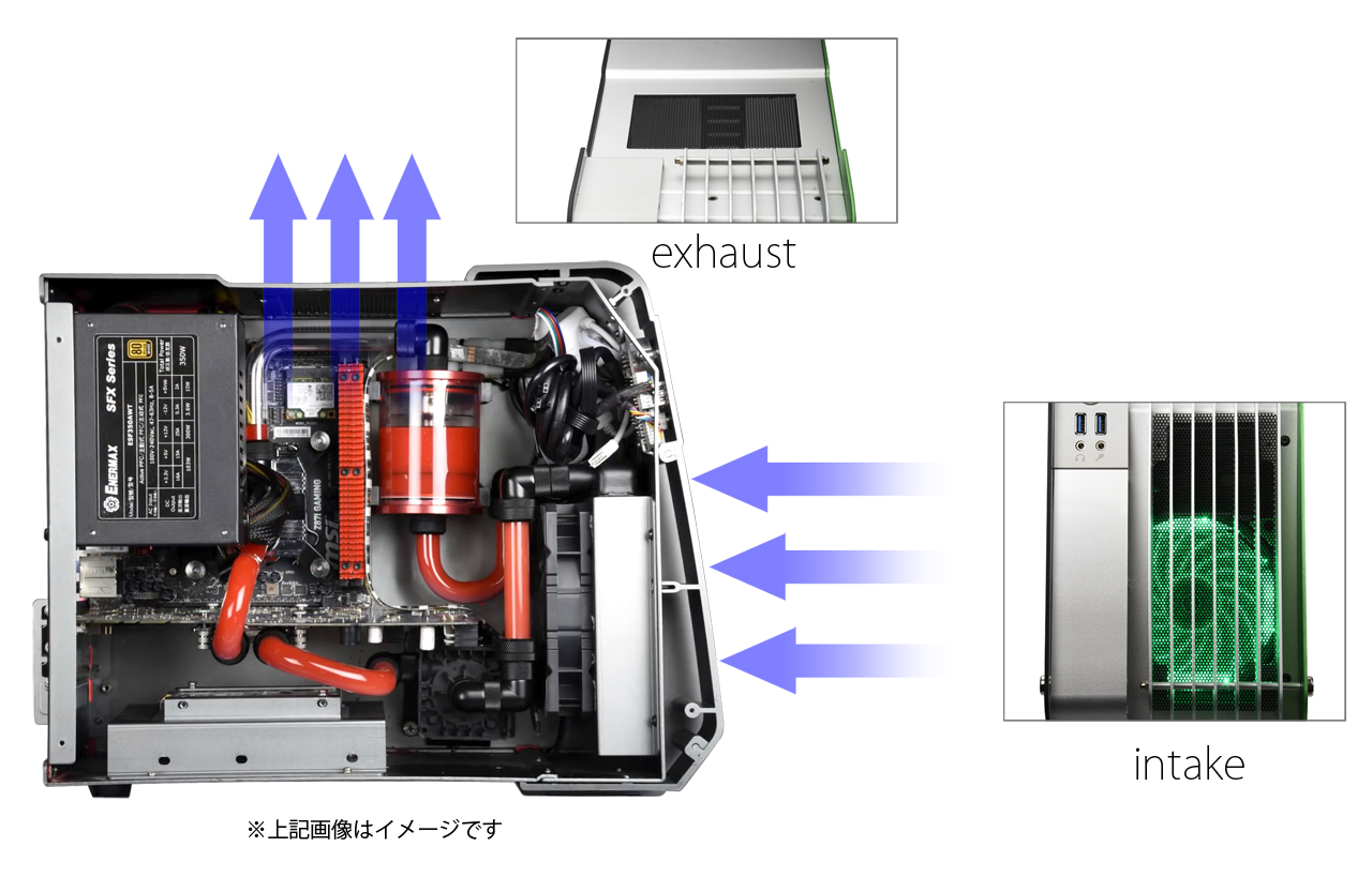 STEELWING / ECB2010G・ECB2010RB ENERMAX ミニタワーケース 特徴