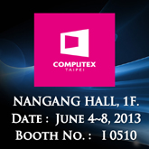 ENERMAXは、台湾で開催されるCOMPUTEX TAIPEI 2013に出展します。詳細はこちらをクリックしてください。