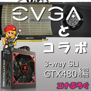 ERV1020EWT VS GeForce GTX 480 3-way SLi エナぶろぐはこちら