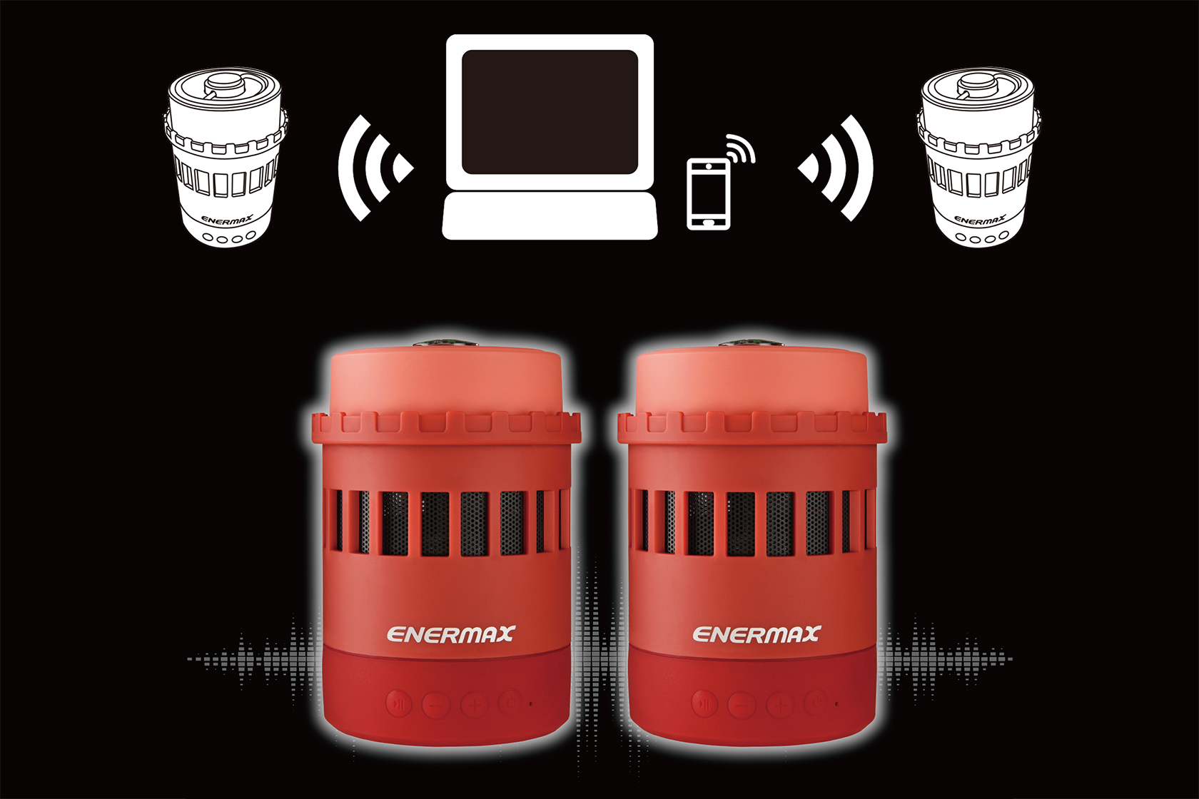 ENERMAX Pharoslite(ファロスライト) / EAS05シリーズ Bluetoothスピーカー