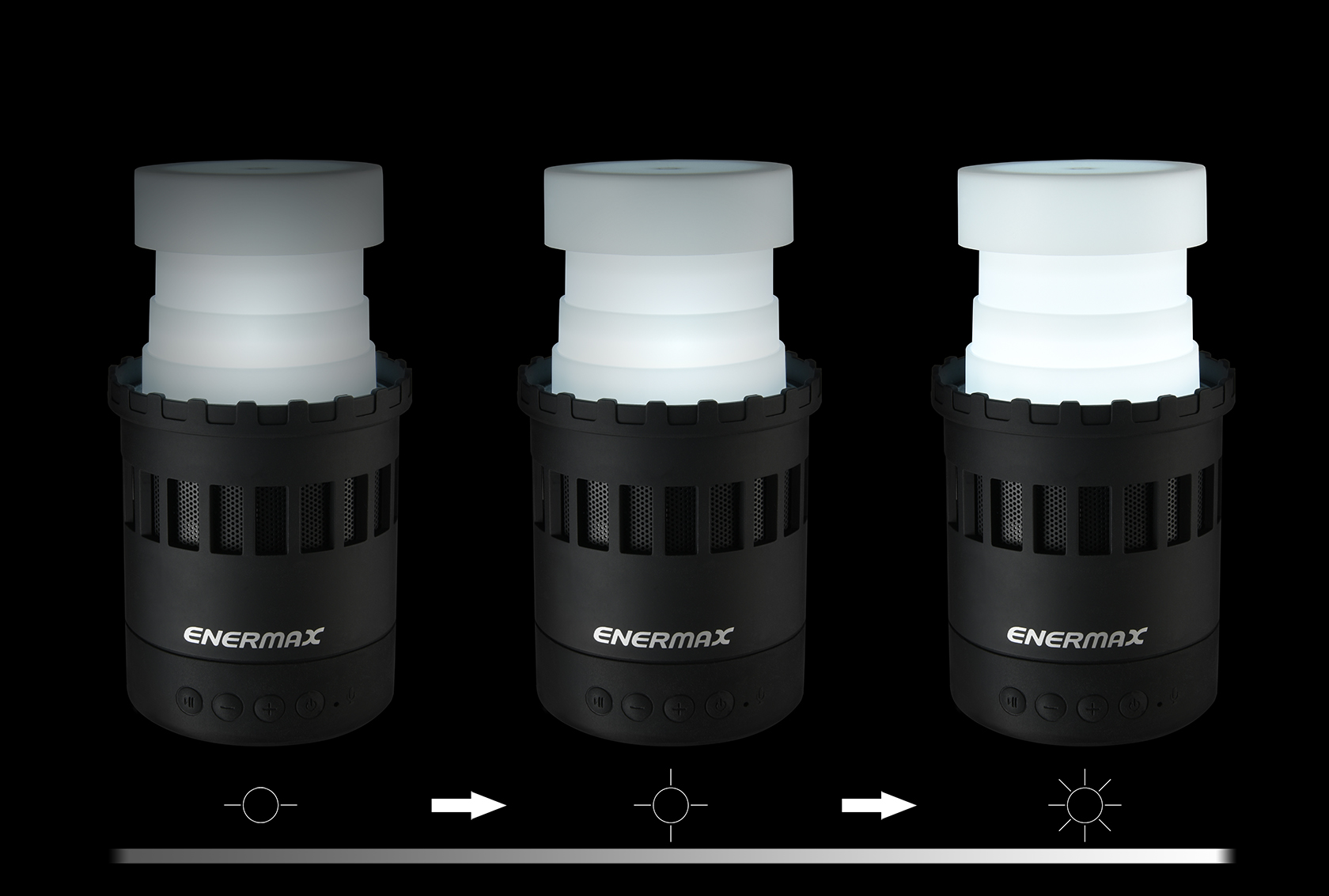 ENERMAX 多機能Bluetoothスピーカー 2台セット Pharosli