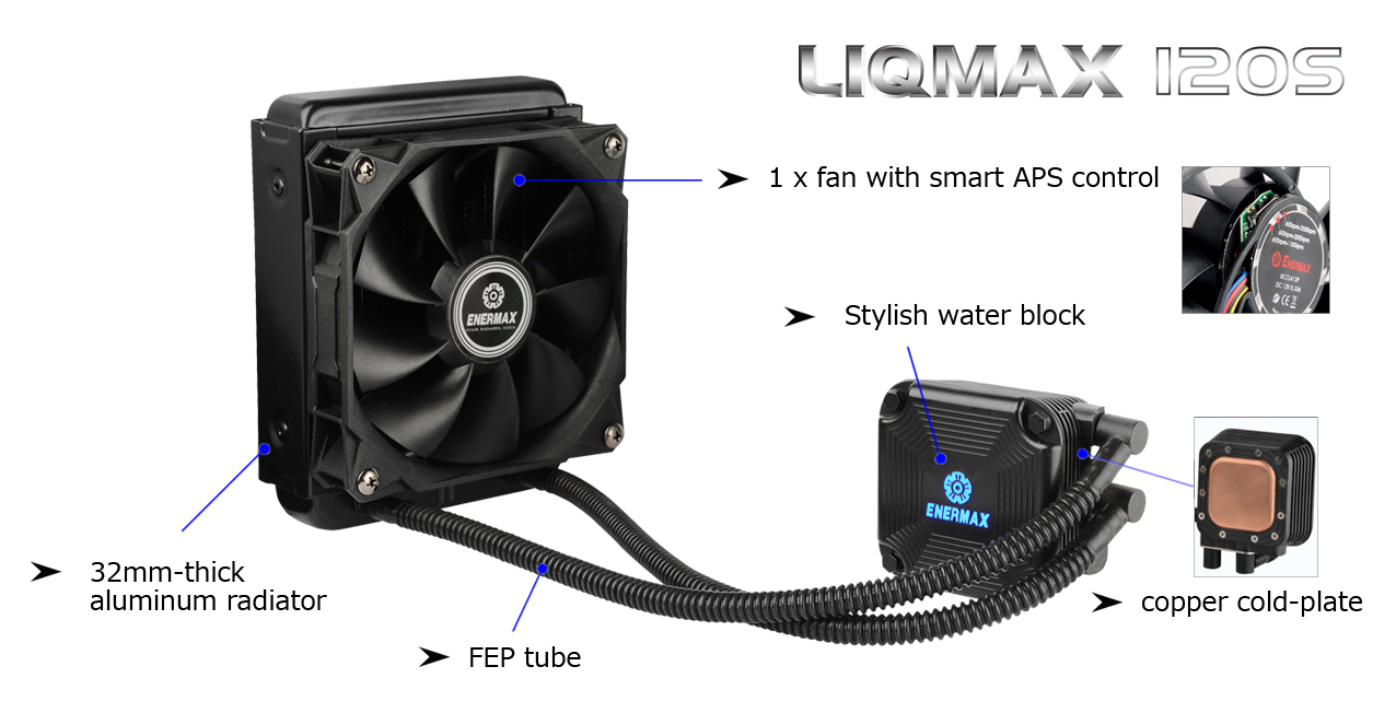 ENERMAX さらに進化した強力な冷却性能を備えたオールインワン水冷CPU ...