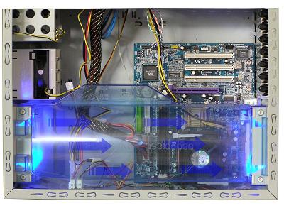 PC/タブレット PCパーツ 冷却性能の高いサーバーケース CS718 トップ
